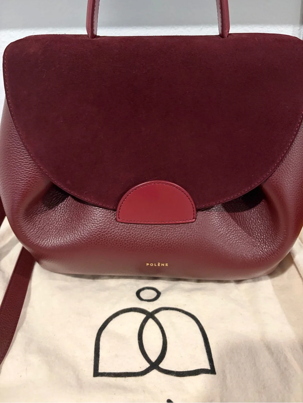 Polene Numero Un in burgundy